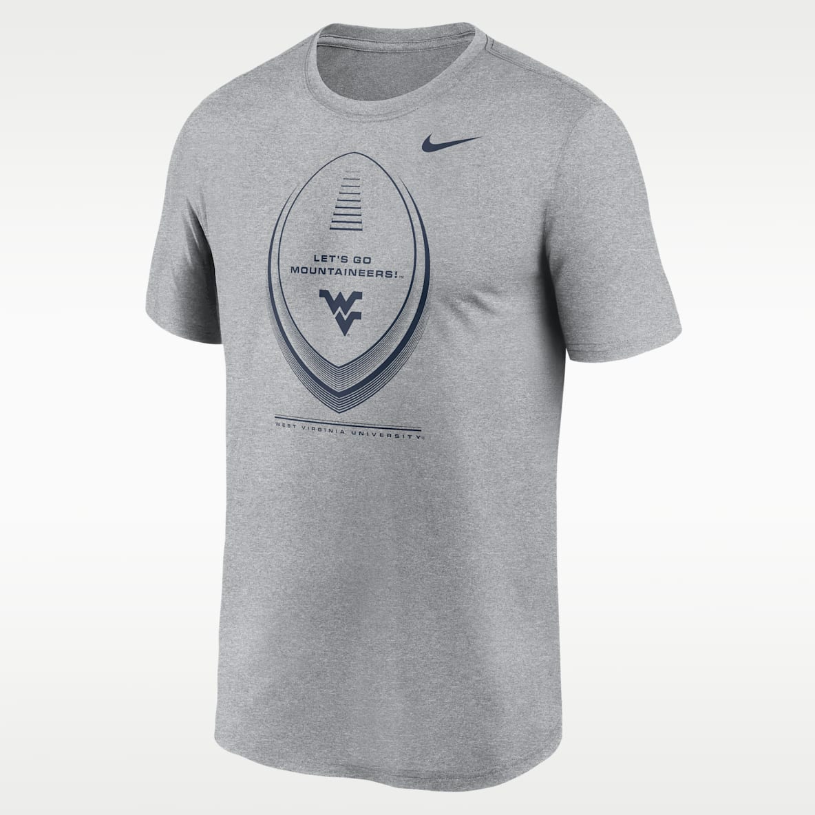 West Virginia Primetime Football Icon Legend Men's Nike Dri-FIT College T-Shirt