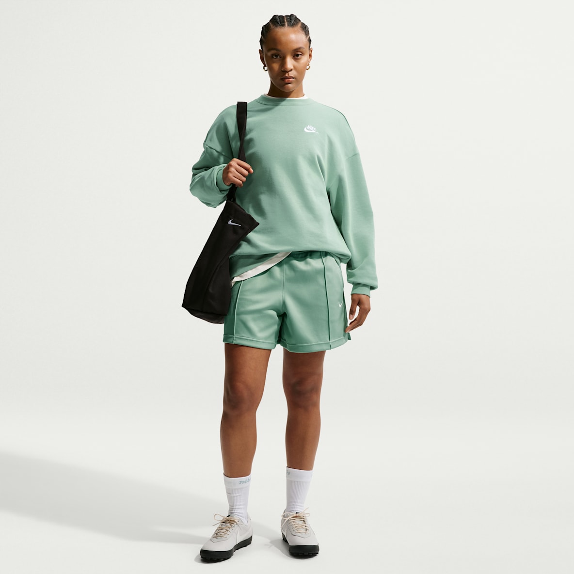 Nike Sportswear Women's Mid-Rise Poly-Knit Track Shorts