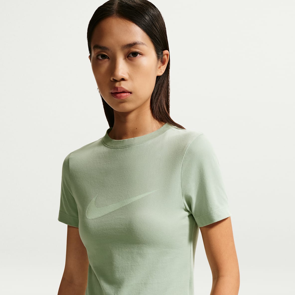 Nike Sportswear Women's Slim Short-Sleeve Burnout Logo Top