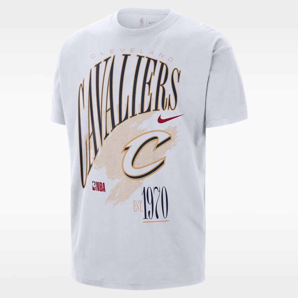 Cleveland Cavaliers Hardwood Classics Vintage Men's Short-Sleeve Ringer T-Shirt