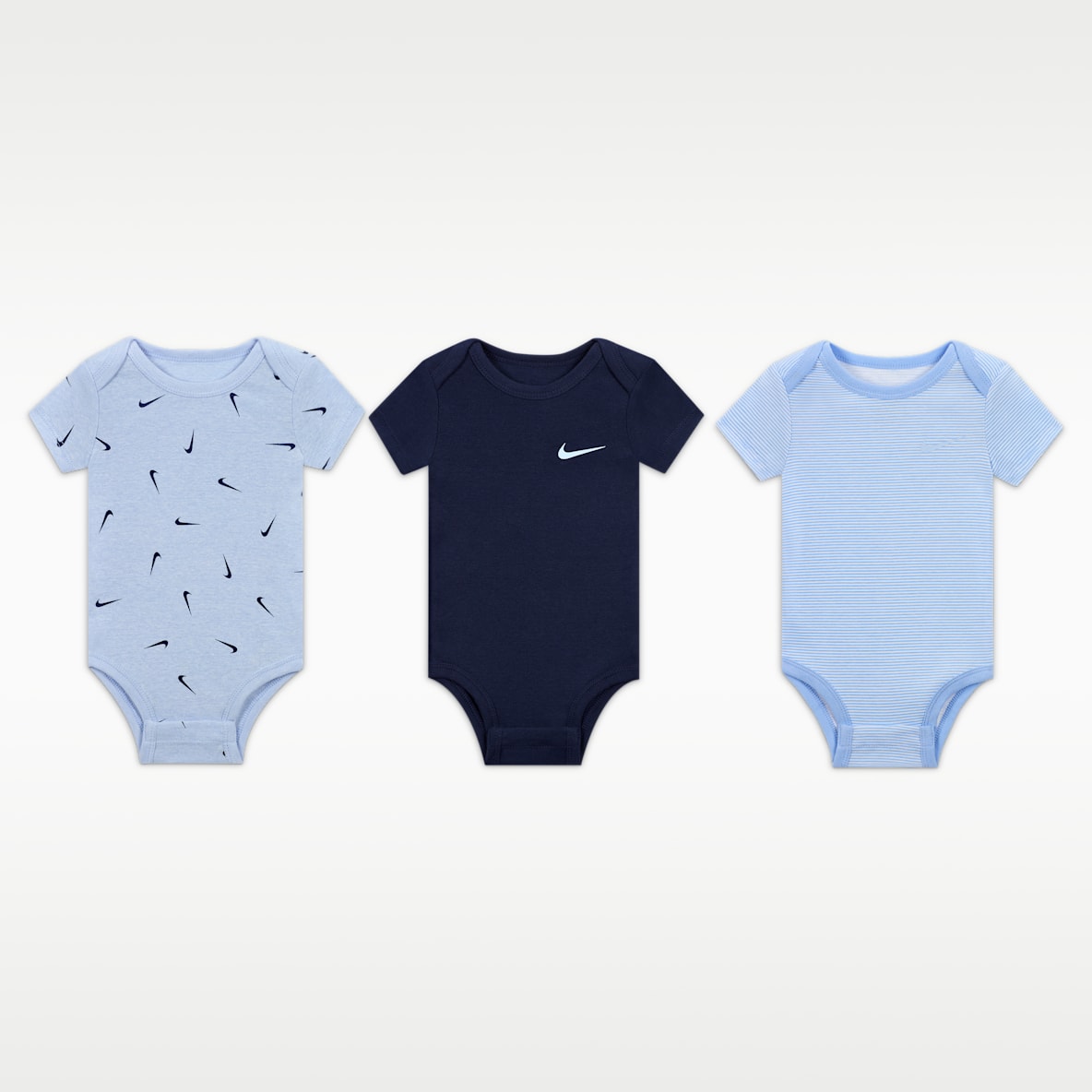 Nike E1D1 Baby Mix and Match Bodysuits (3-Pack)