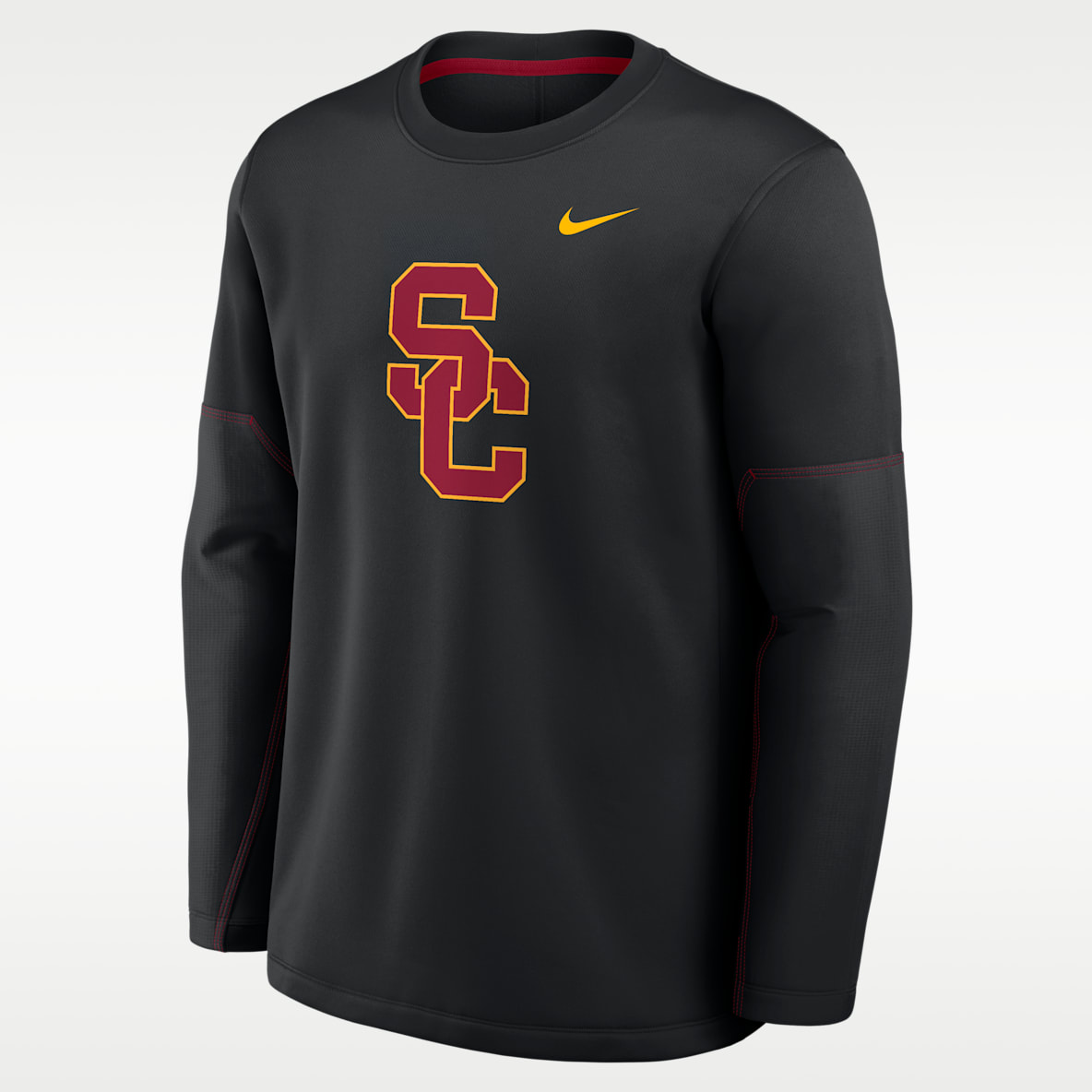 USC Sideline Coaches Men's Nike Therma-FIT College Long-Sleeve T-Shirt