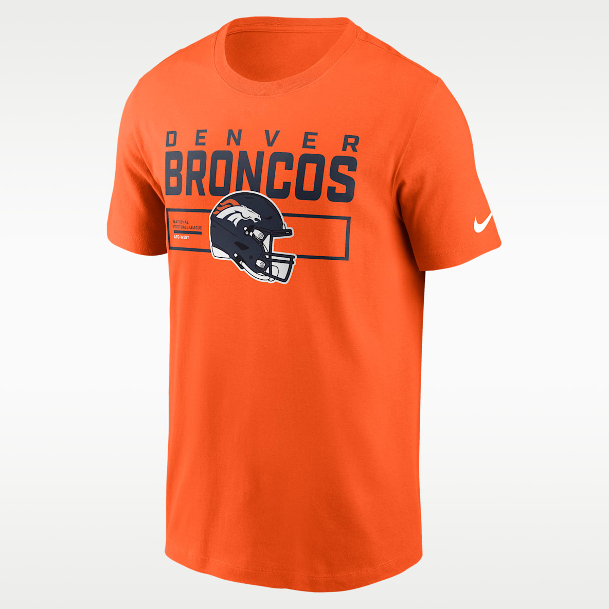 Denver Broncos Helmet Essential Playera Nike de la NFL para hombre