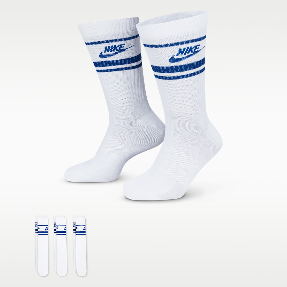 Nike Sportswear Dri-FIT Everyday Essential Crew Socks (3 Pairs)