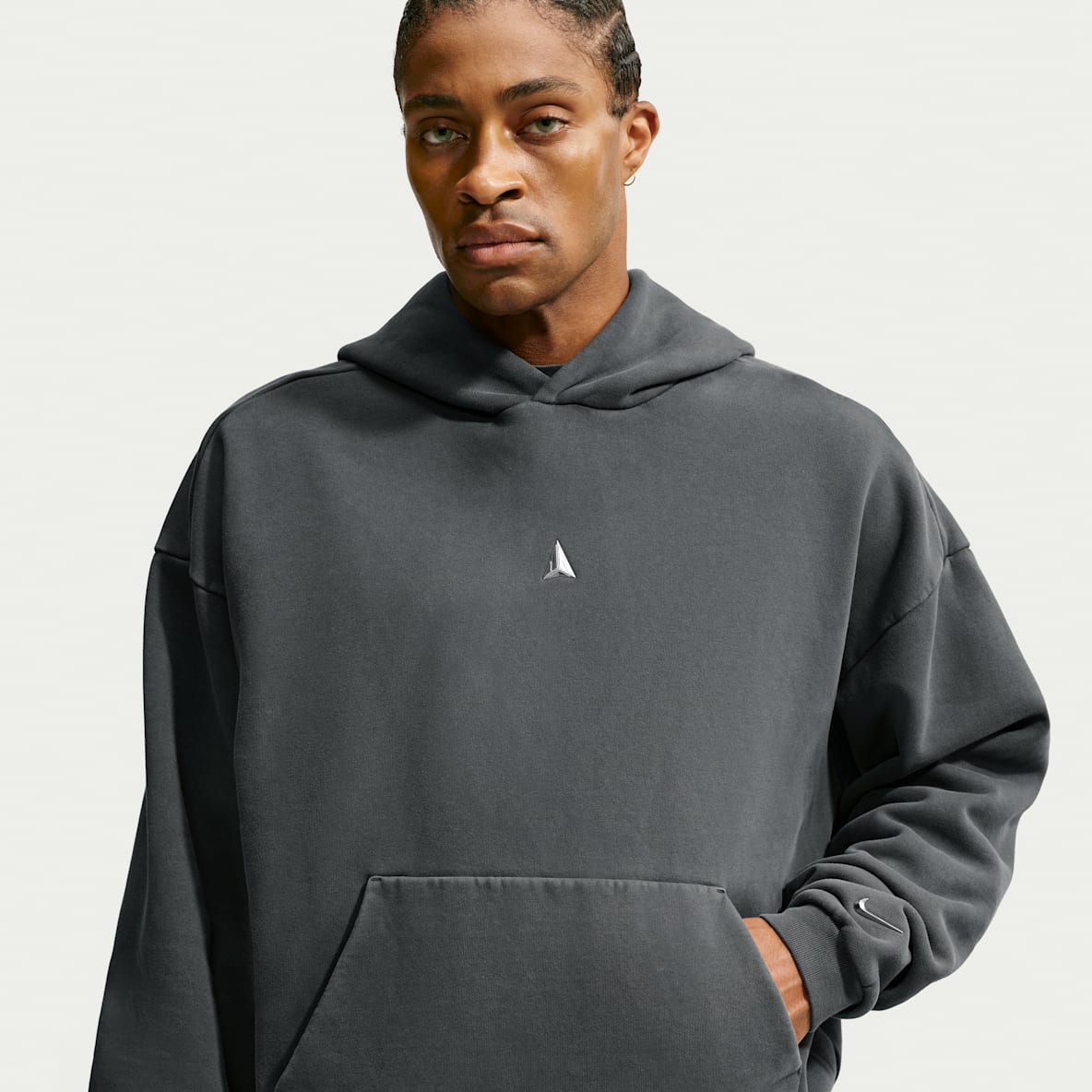 Ja Standard Issue Men's Therma-FIT Fleece Pullover Basketball Hoodie