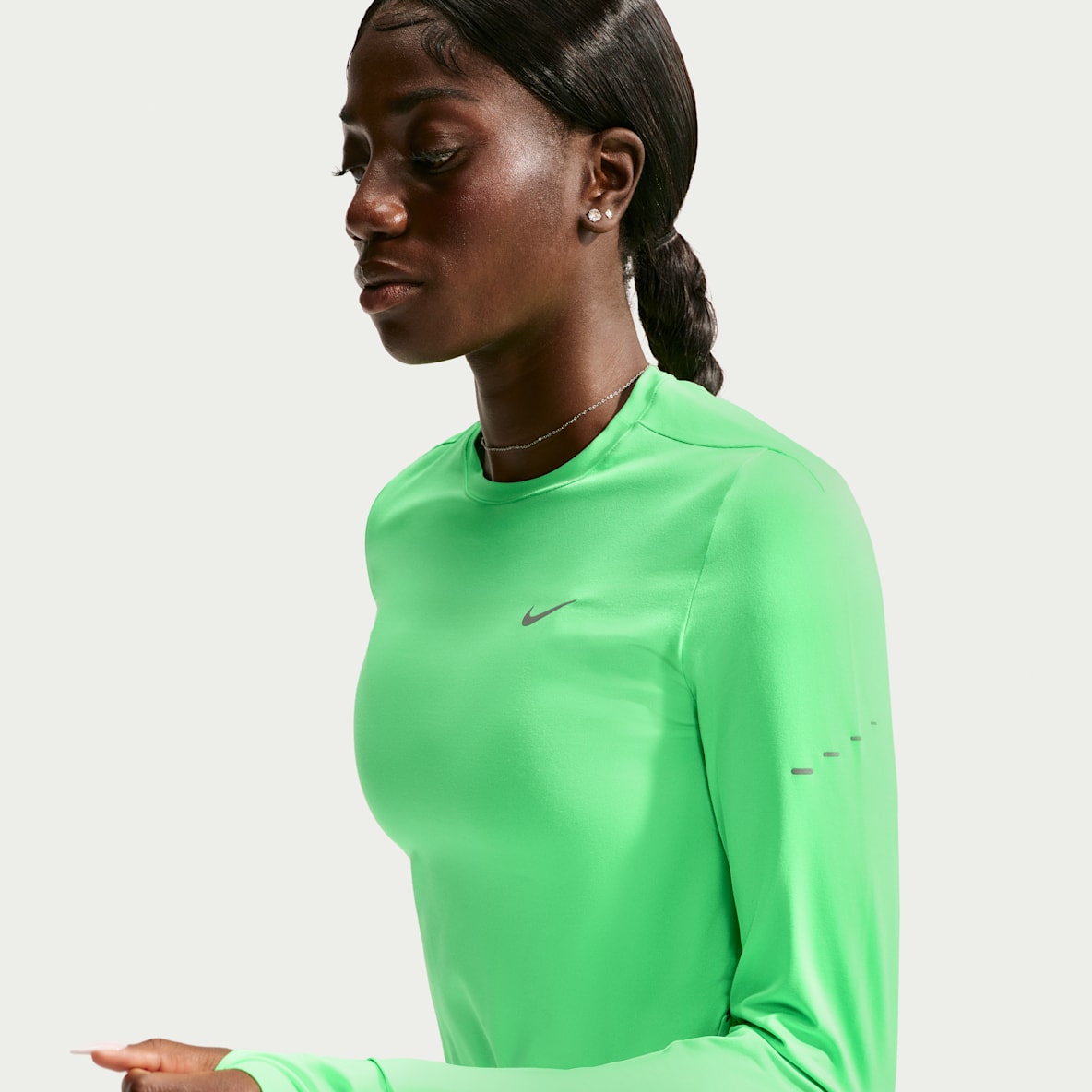 Nike Swift Langermet Dri-FIT UV løpeoverdel til dame