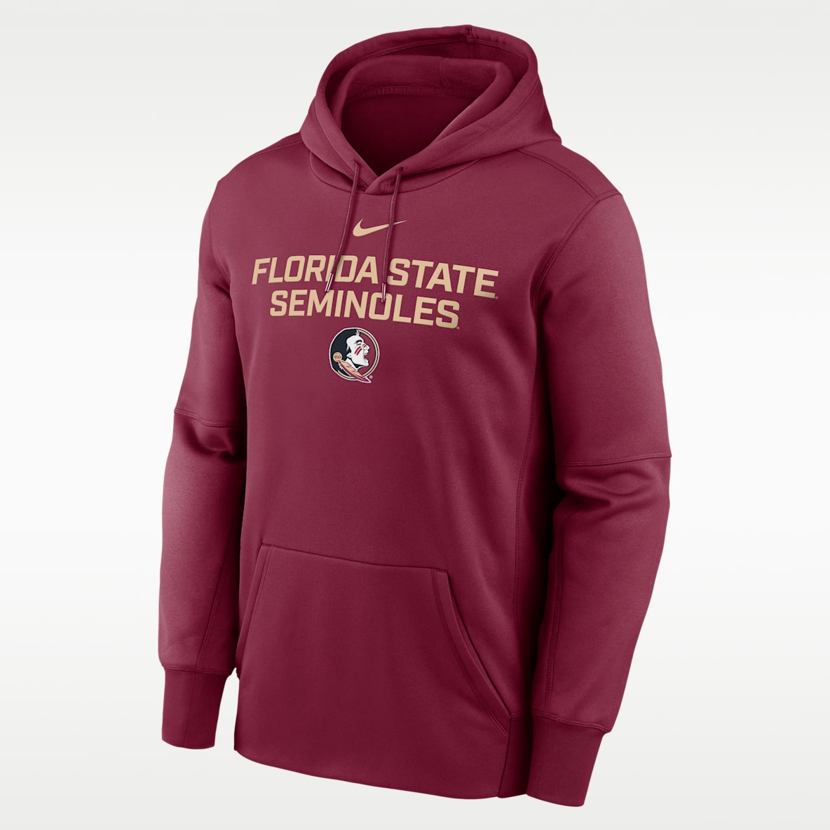 Florida State Team Stacked Men’s Nike Therma College Pullover Hoodie