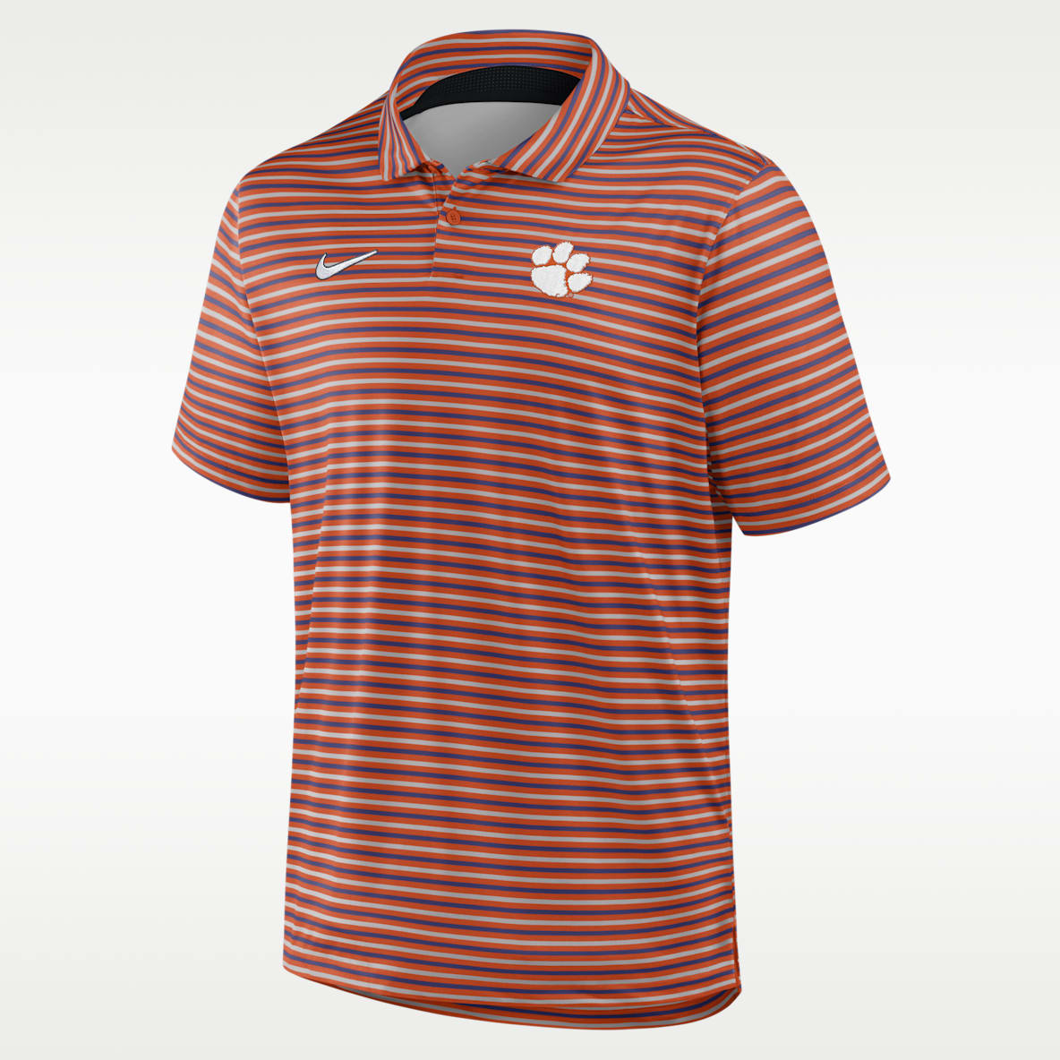Clemson Tour Stripe Men's Nike Dri-FIT College Polo