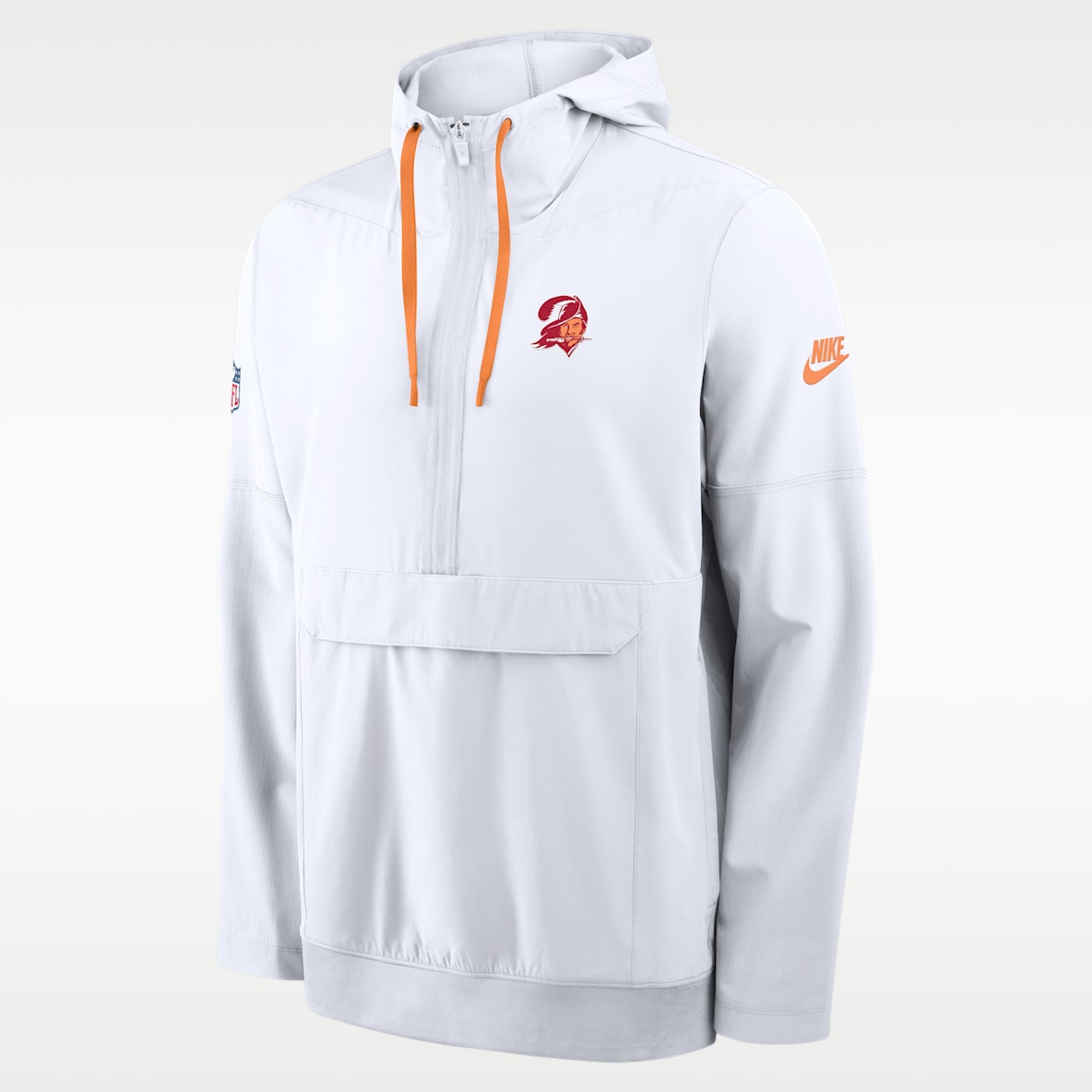 Tampa Bay Buccaneers Alt Anorak Chamarra Nike de la NFL de medio cierre con gorro para hombre