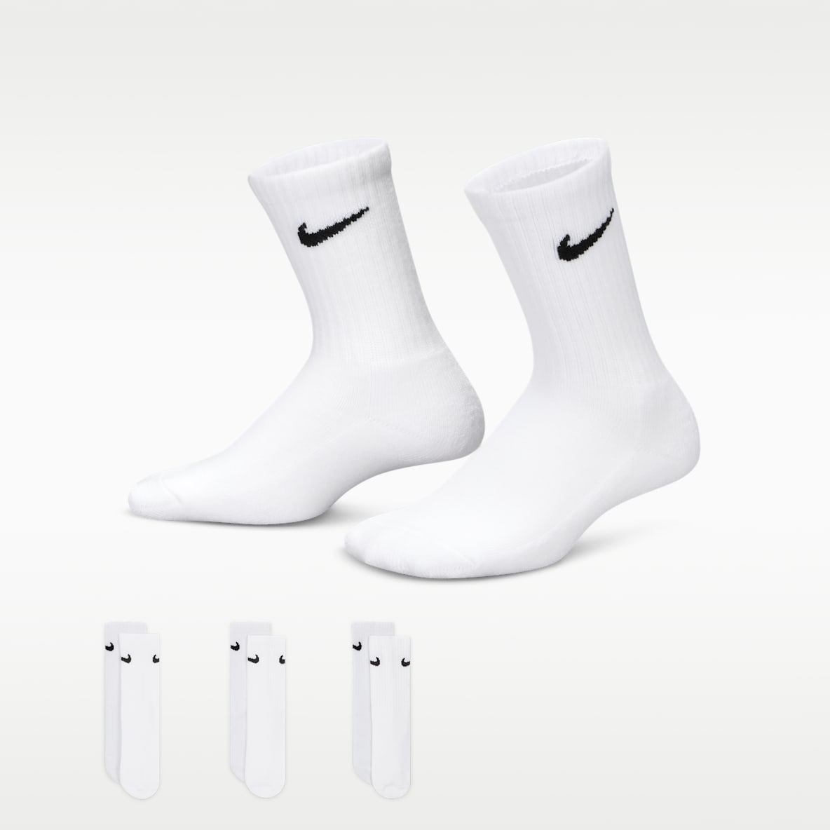Nike Basics Kids' Crew Socks (3 Pairs)