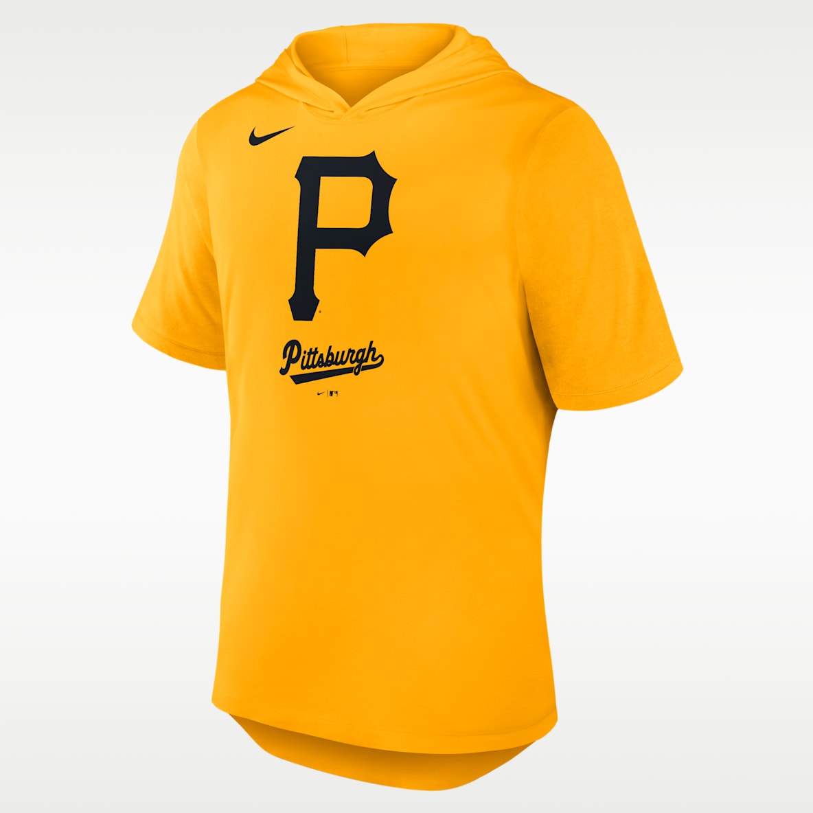 Pittsburgh Pirates Logo Men's Nike Dri-FIT MLB Hooded T-Shirt