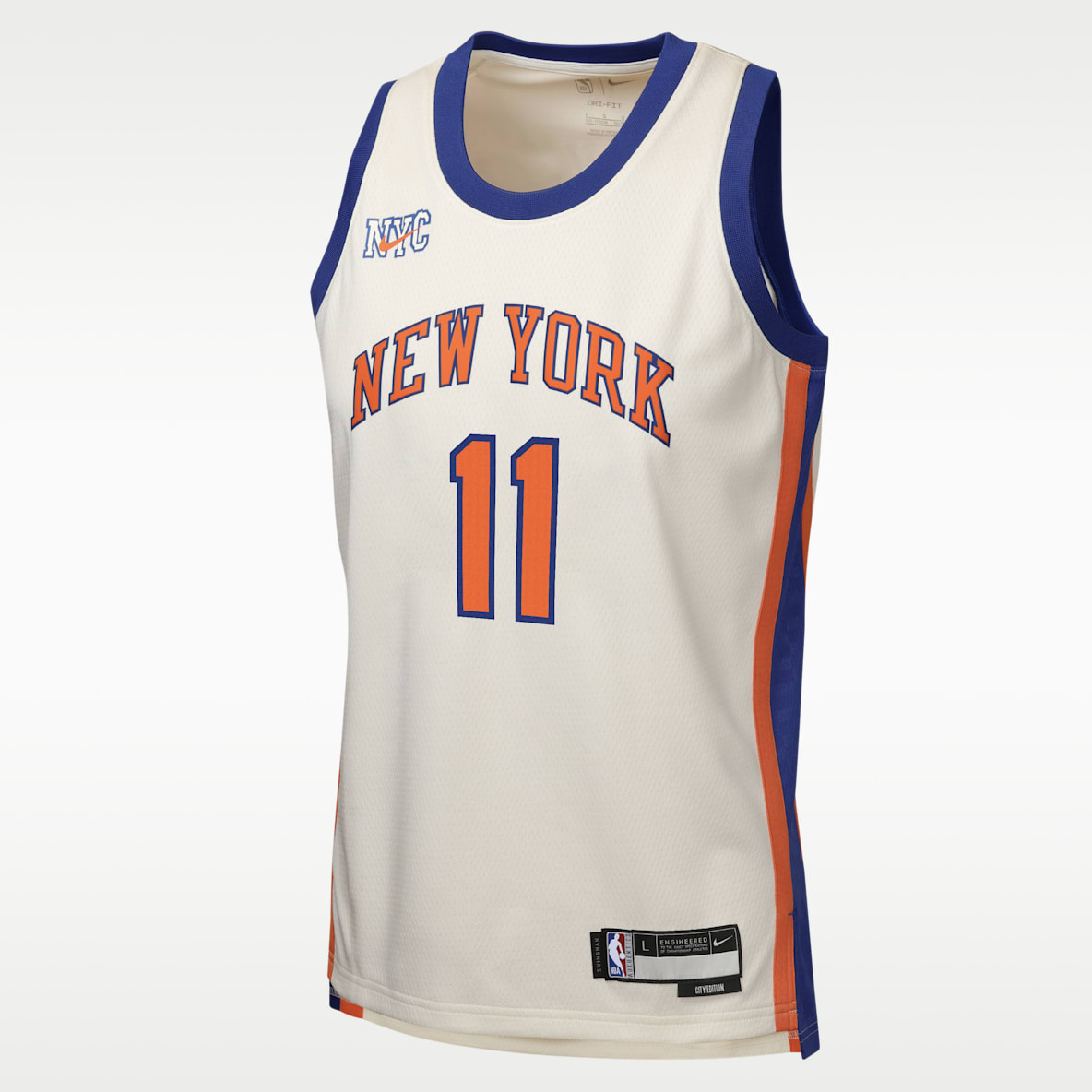 Jalen Brunson New York Knicks City Edition Big Kids' Nike NBA Swingman Jersey
