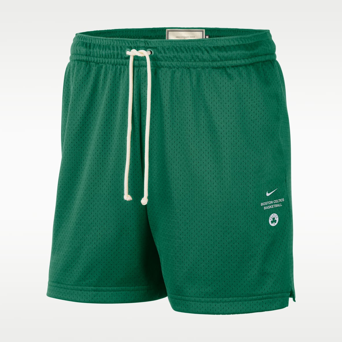 Boston Celtics Standard Issue Shorts de básquetbol de malla Dri-FIT de 13 cm para hombre