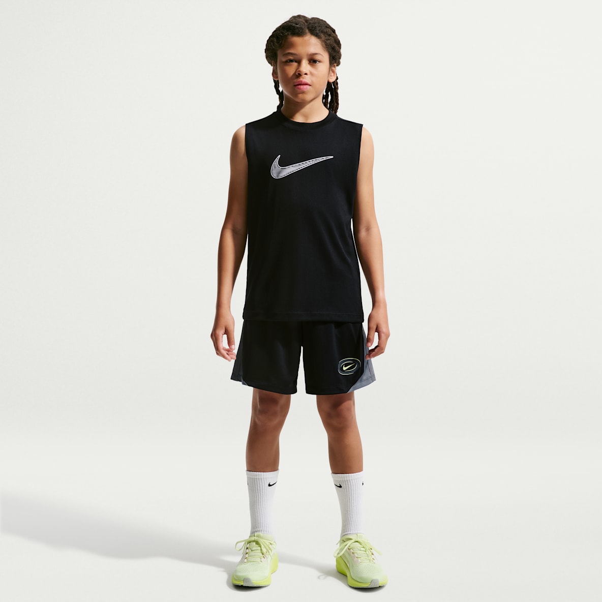 Nike Multi Big Kids' (Boys') Dri-FIT Knit Shorts
