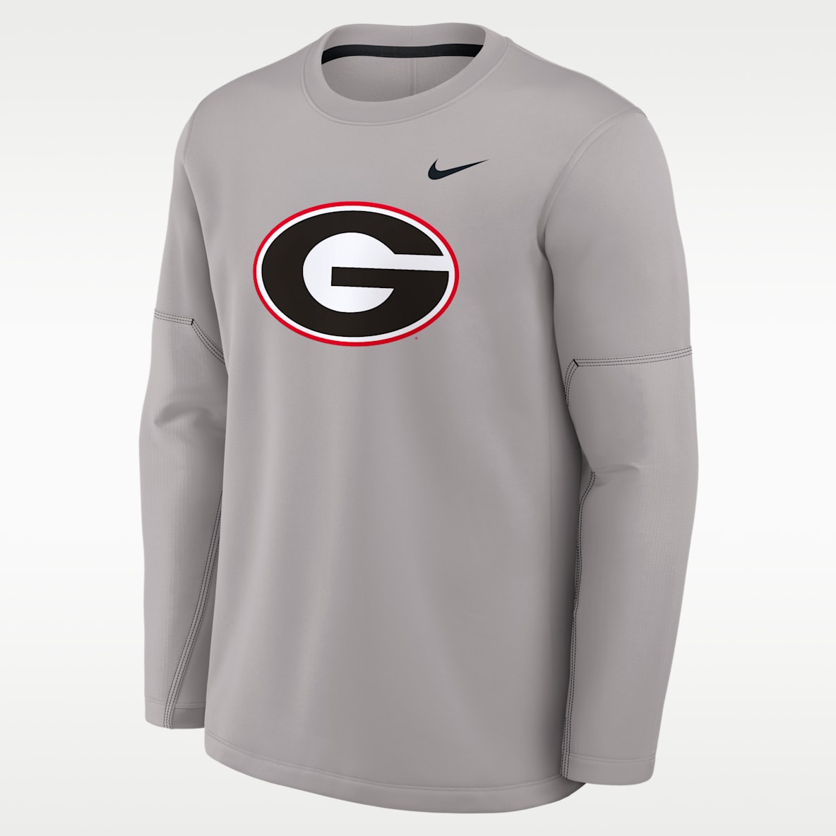 Georgia Sideline Coaches Men's Nike Therma-FIT College Long-Sleeve T-Shirt