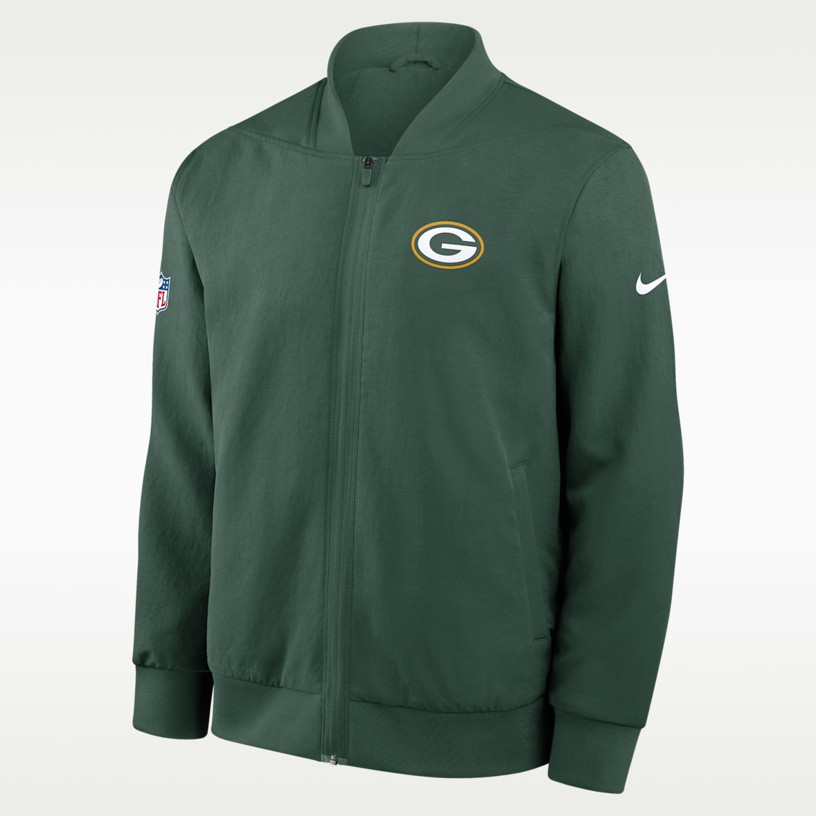 Green Bay Packers Sideline Men's Nike NFL Full-Zip Bomber Jacket