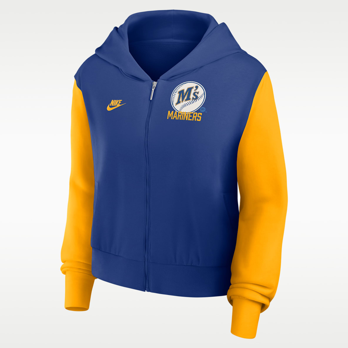 Seattle Mariners Cooperstown Women's Nike MLB Full-Zip Hoodie