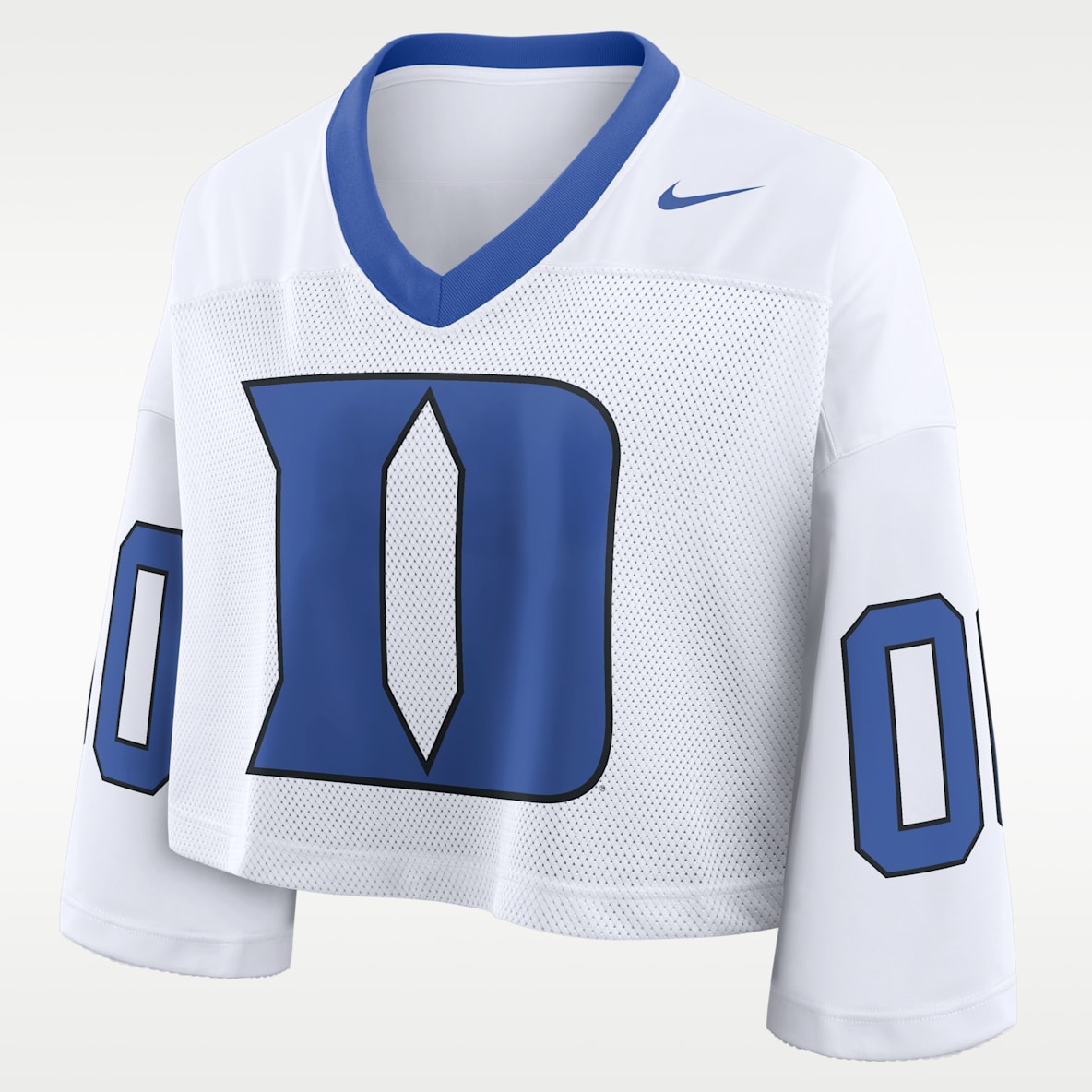 Duke Logo Women's Nike Dri-FIT College Cropped Jersey