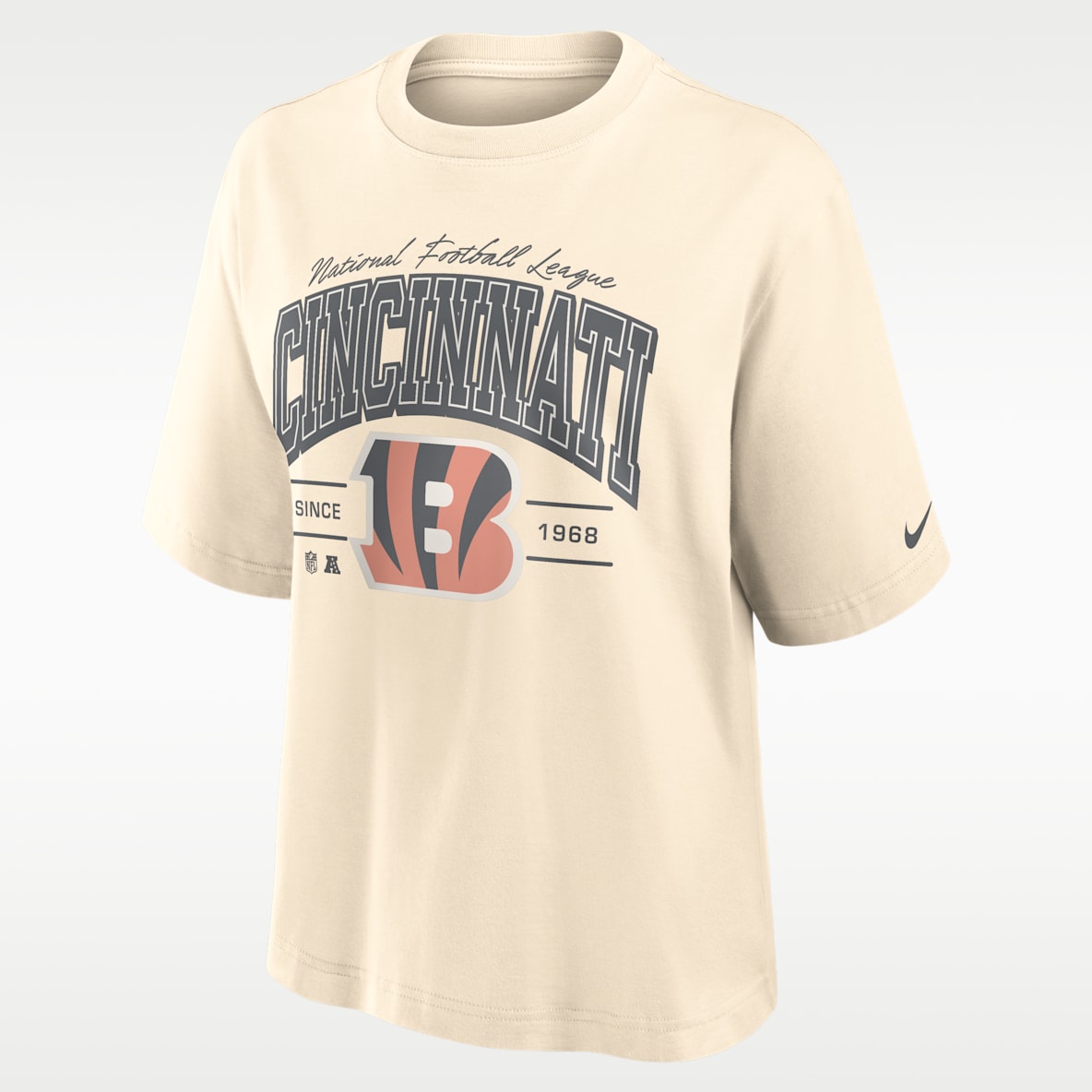 Cincinnati Bengals Vintage Mod Boxy Women's Nike NFL T-Shirt