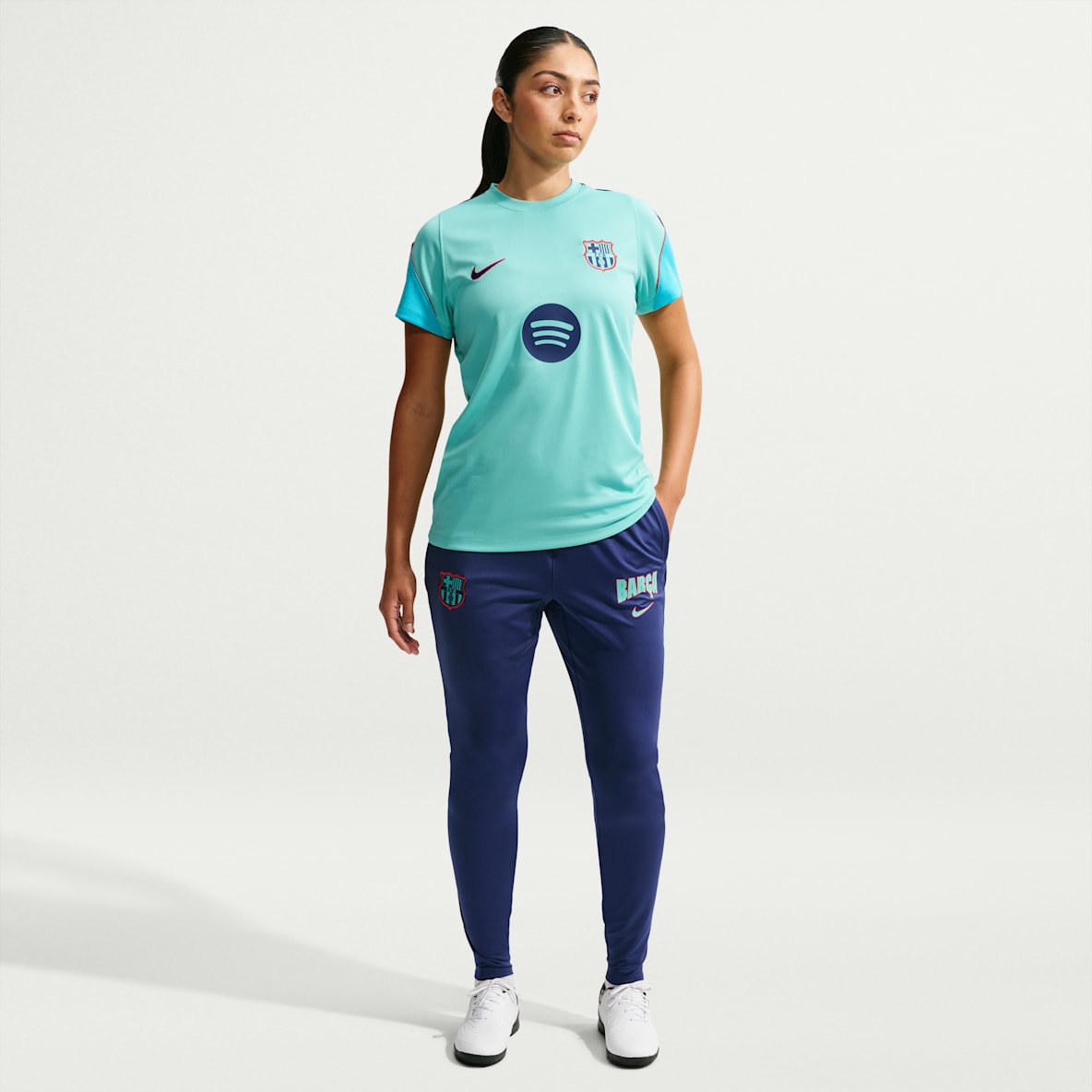 F.C. Barcelona Strike Third Women's Nike Dri-FIT Football Knit Trousers