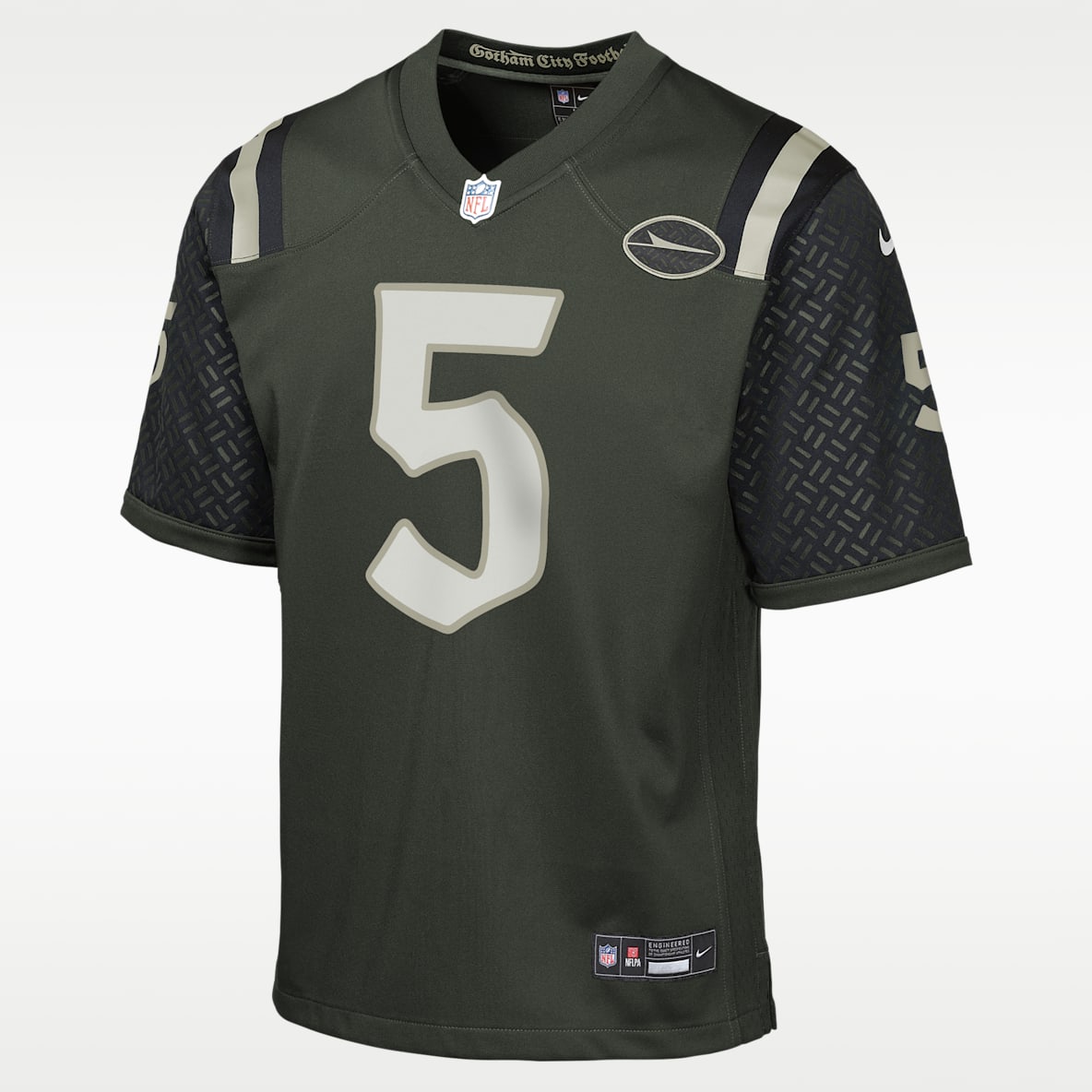 Garrett Wilson New York Jets Rivalries Collection Jersey Nike de la NFL Game para niños talla grande