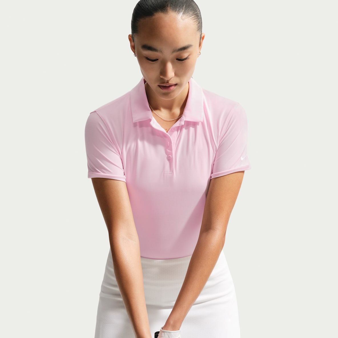 Nike Victory เสื้อโปโลกอล์ฟแขนสั้นผู้หญิง Dri-FIT