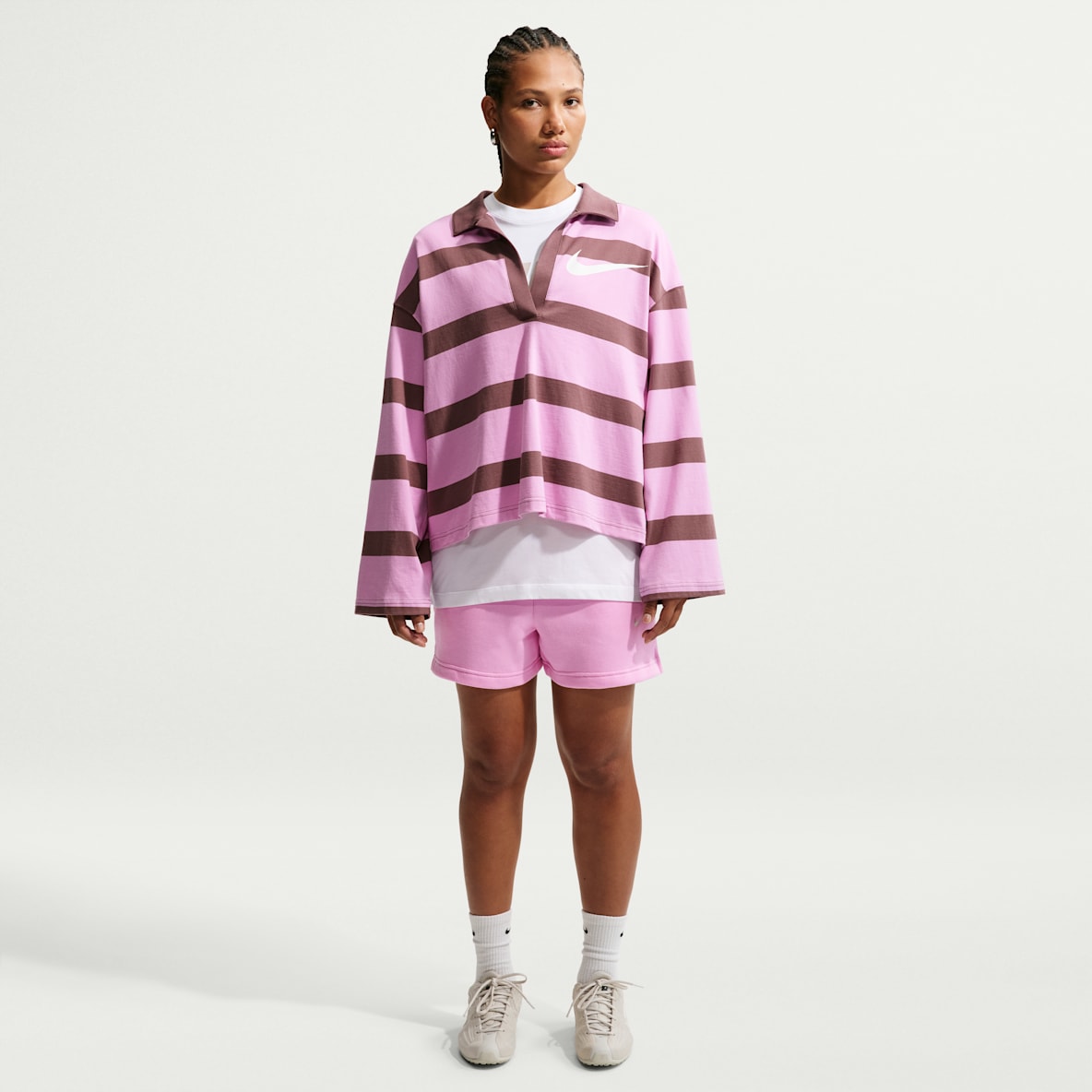 Nike Studio Fleece Medium Weight Women's Mid-Rise Shorts
