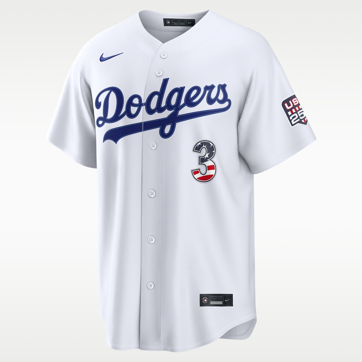 Edwin Díaz Los Angeles Dodgers USA 250 Men's Nike MLB Stadium Jersey