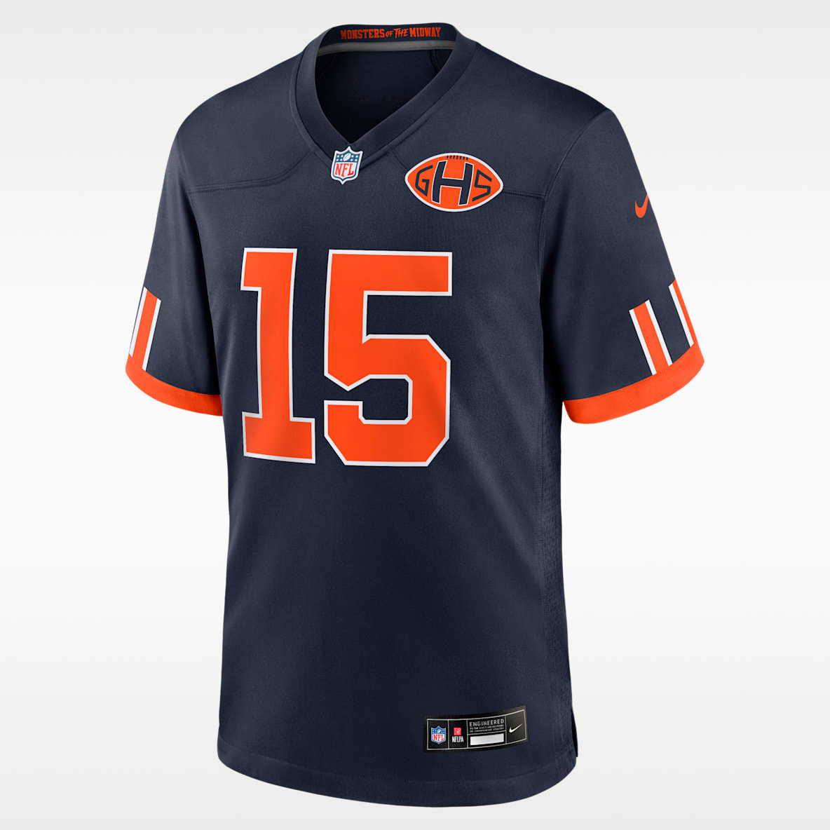 Rome Odunze Chicago Bears Rivalries Collection Men's Nike NFL Game Jersey
