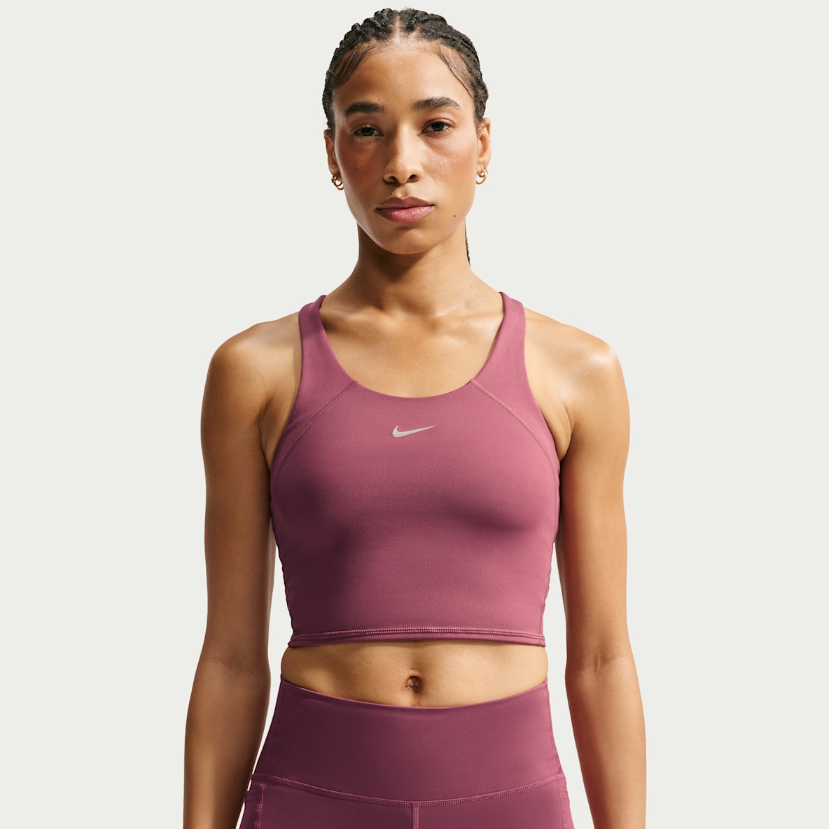 Nike Tempo Women's Medium-Support Cropped Sports Bra Tank Top
