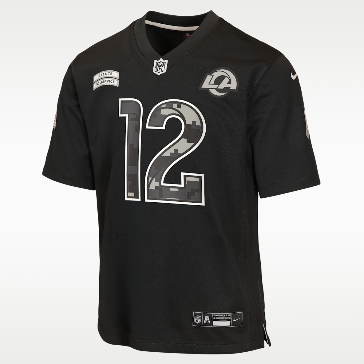 Puka Nacua Los Angeles Rams Salute to Service Big Kids' Nike NFL Game Jersey