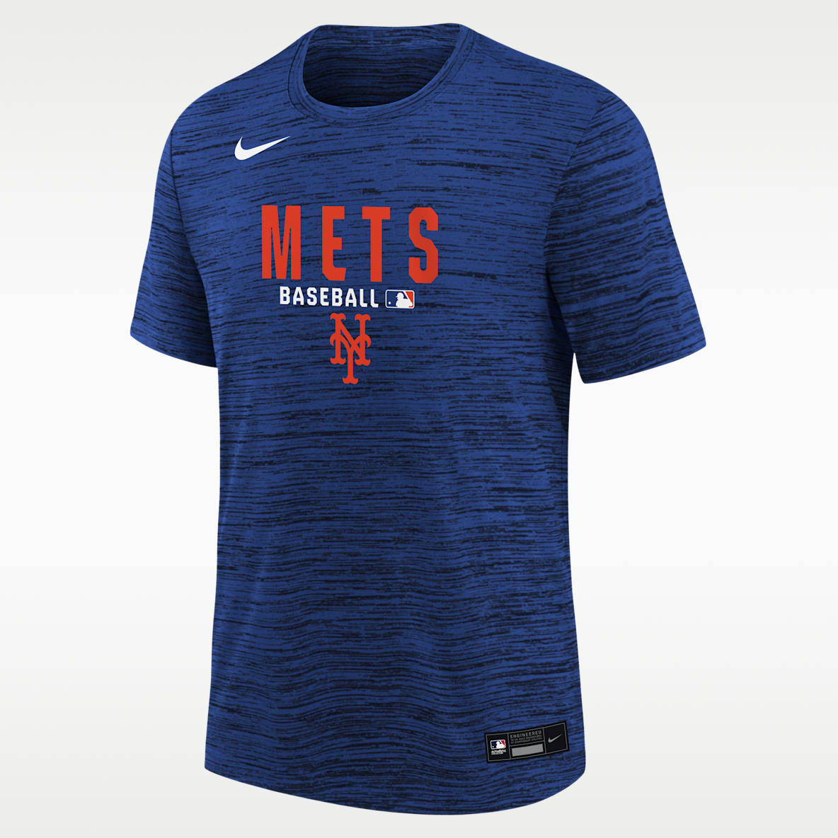 New York Mets Authentic Collection Velocity Big Kids' Nike Dri-FIT MLB T-Shirt
