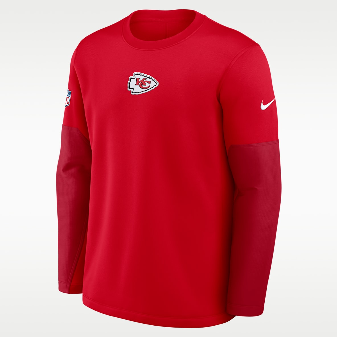 Kansas City Chiefs Scripted To Win Sideline Coach Playera de manga larga Nike Therma-FIT de la NFL para hombre