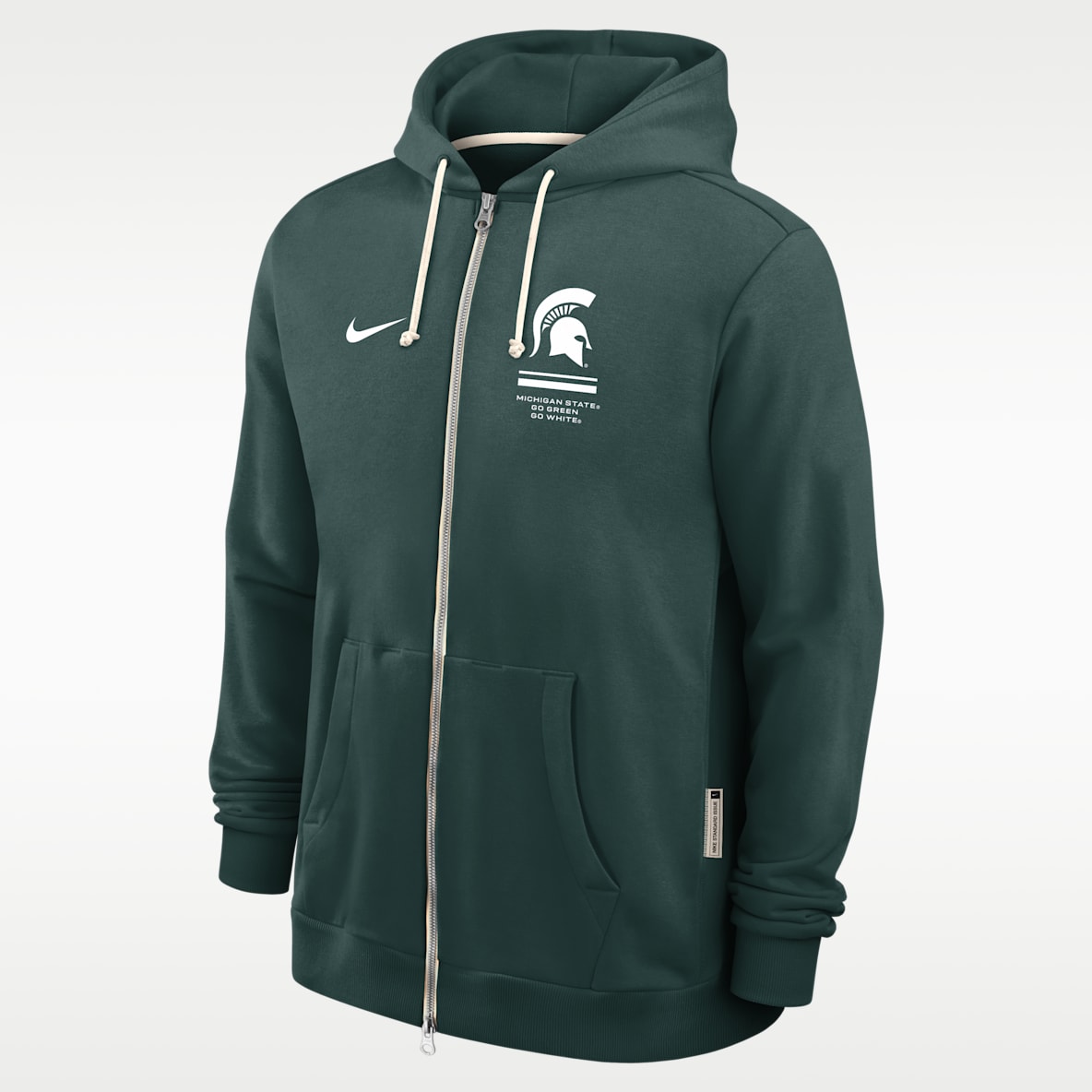Michigan State Sideline Standard Issue Men's Nike Dri-FIT College Full-Zip Hoodie