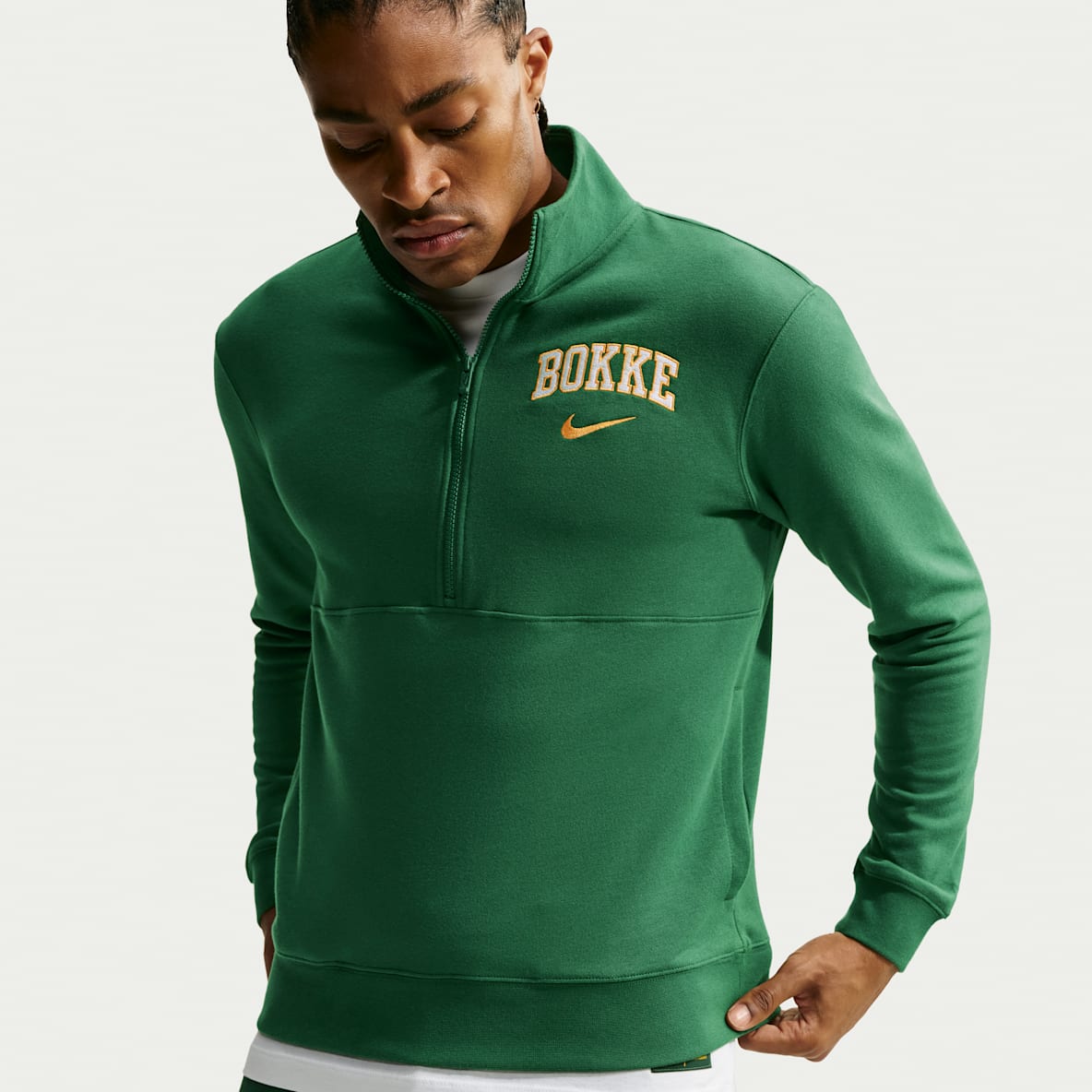 Springboks Sweater med 1/2 lynlås til mænd