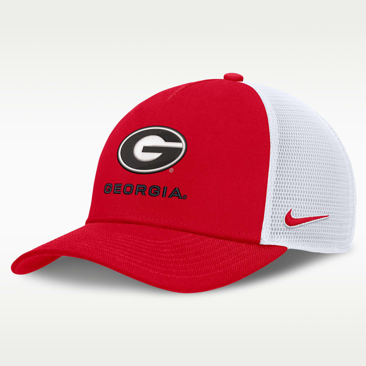 Georgia Sideline Rise Gameday Gorra de rejilla universitaria Nike ajustable para hombre