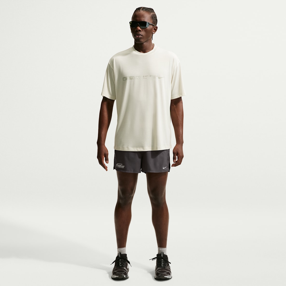 Nike Dri-FIT-løbeshorts med indershorts (8 cm) til mænd