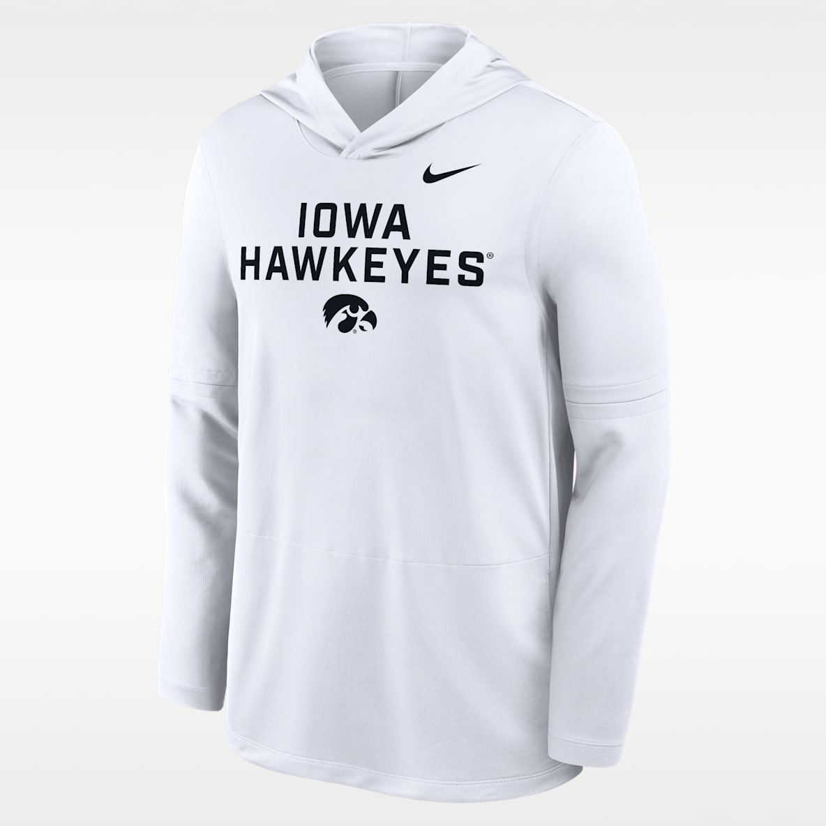 Iowa Sideline Men's Nike Dri-FIT College Long-Sleeve Hooded Top