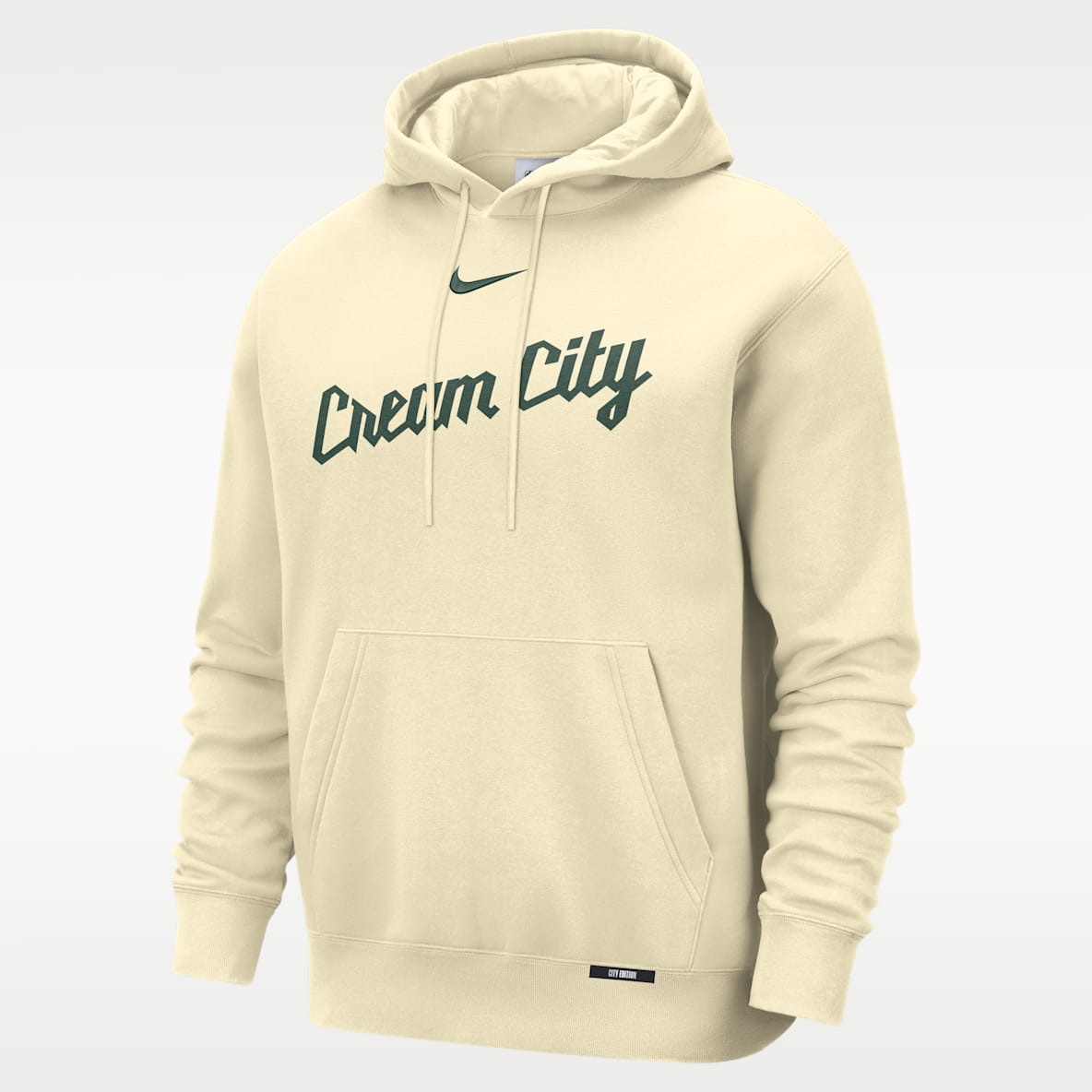 Milwaukee Bucks City Edition Men's Nike Basketball Club Pull-Over Hoodie