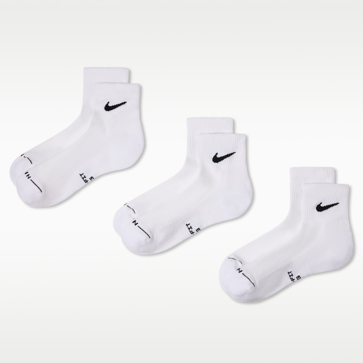 Nike Everyday Elevated Ankle Socks (3 Pairs)