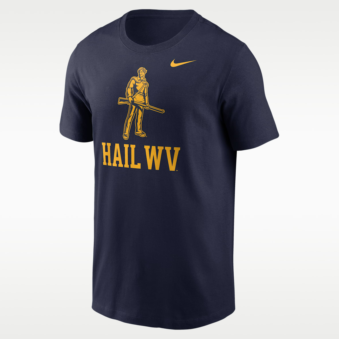 West Virginia Primetime Logo Mantra Men's Nike College T-Shirt