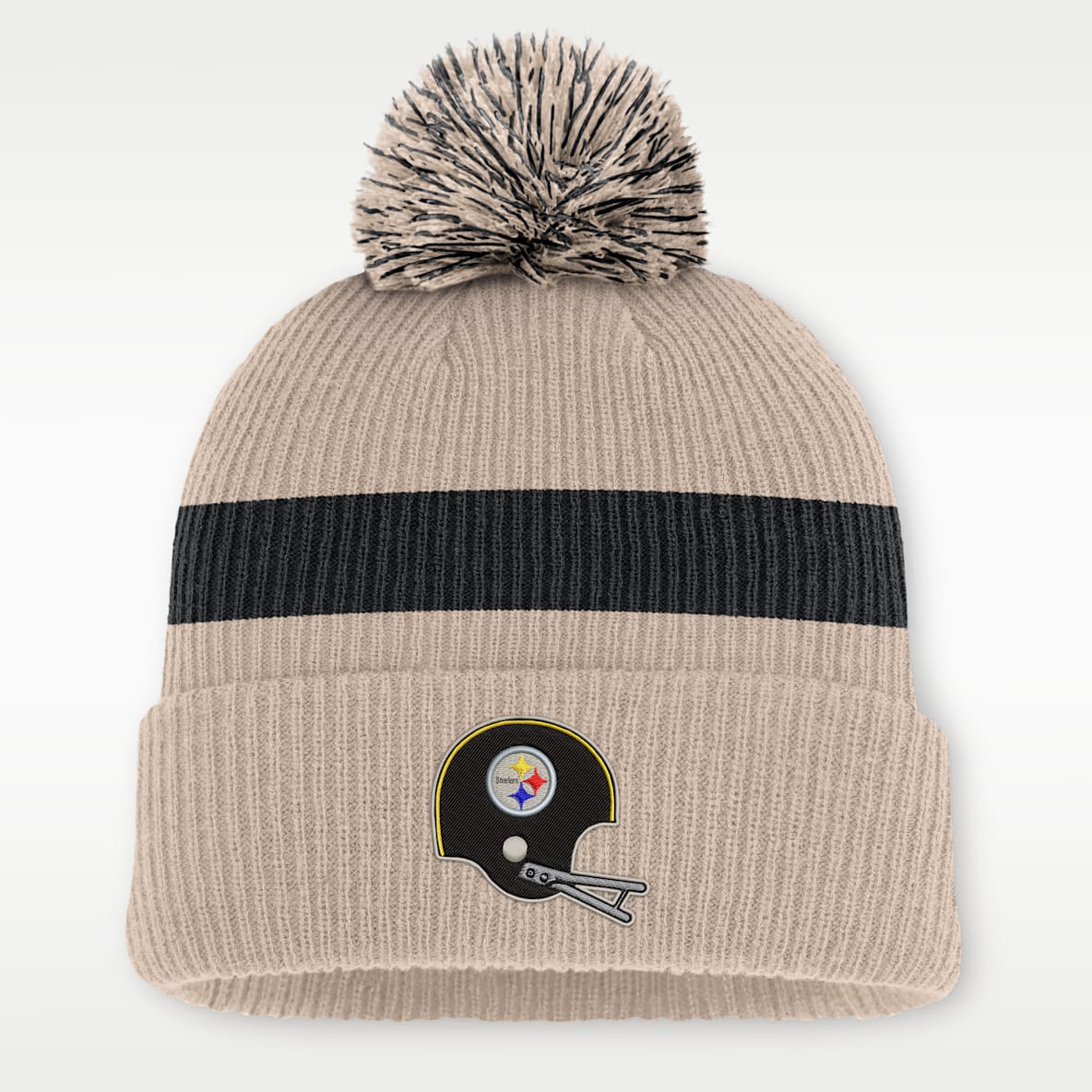 Pittsburgh Steelers Rewind Peak Men's Nike NFL Cuffed Pom Beanie