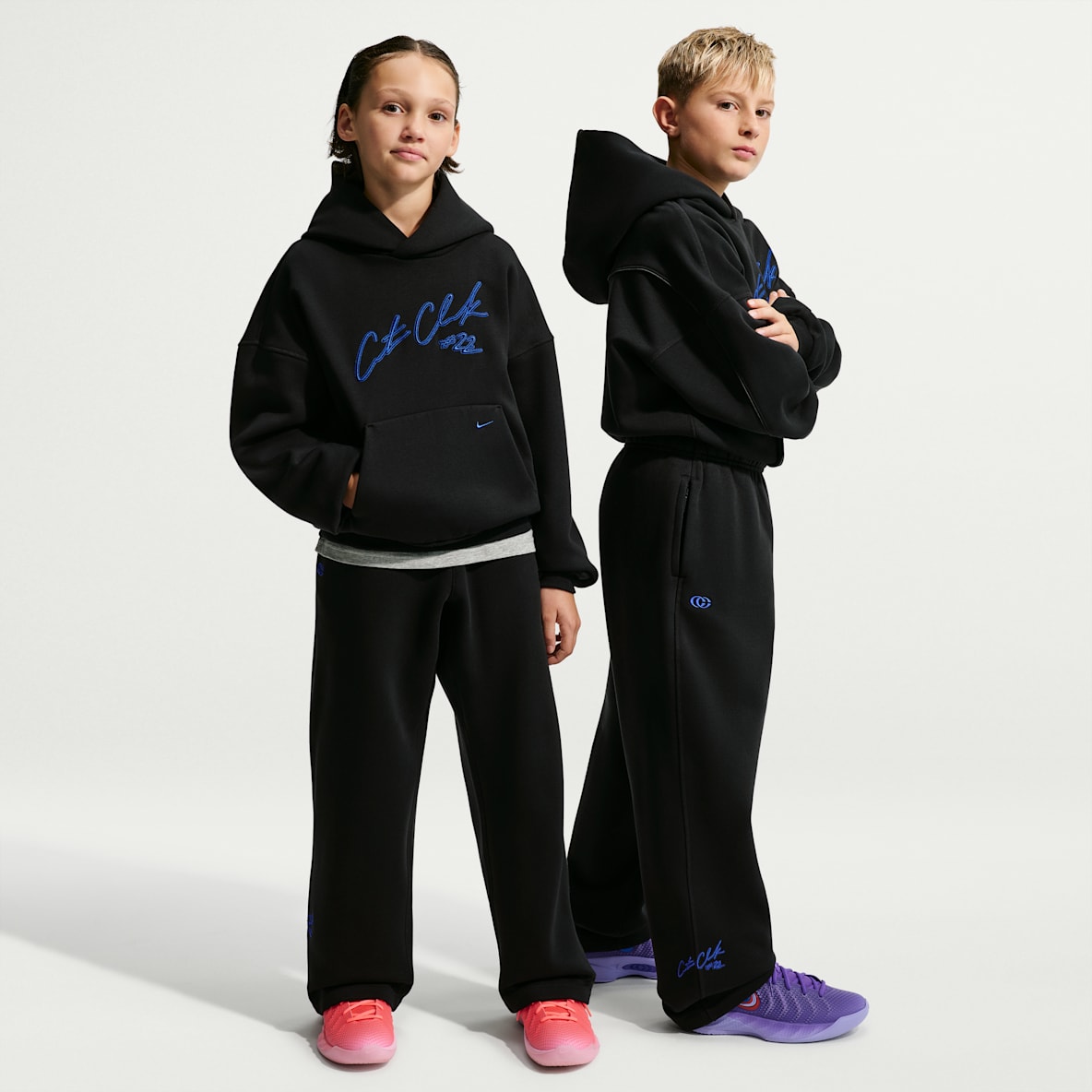 Caitlin Clark Big Kids' Brushed Fleece Basketball Pants