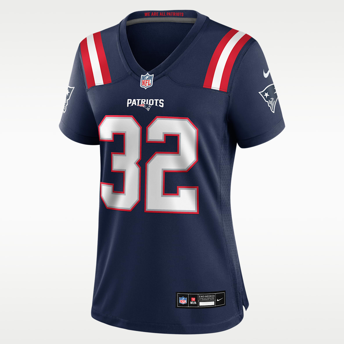 TreVeyon Henderson New England Patriots Jersey Nike de la NFL Game para mujer