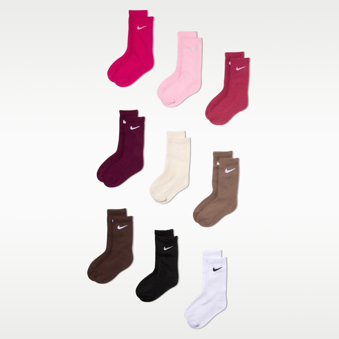 Nike Little Kids' Holiday Crew Boxed Set (9 Pairs)