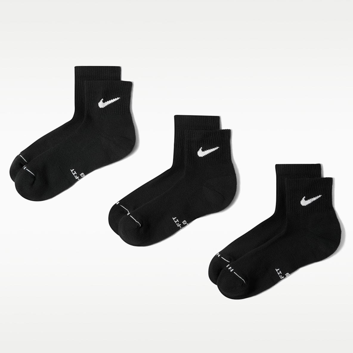 Nike Everyday Elevated Ankle Socks (3 Pairs)