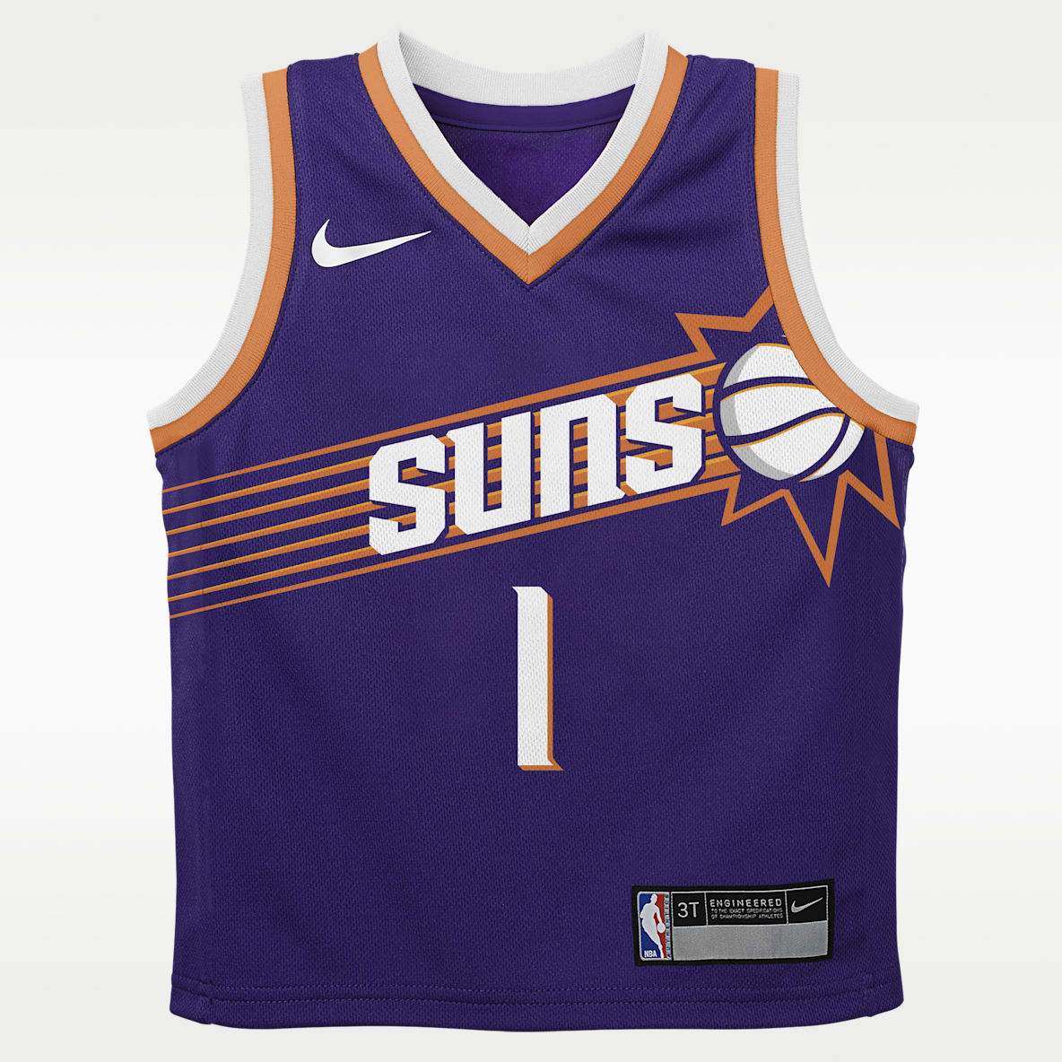 Devin Booker Phoenix Suns Icon Edition Little Kids' Nike NBA Swingman Jersey