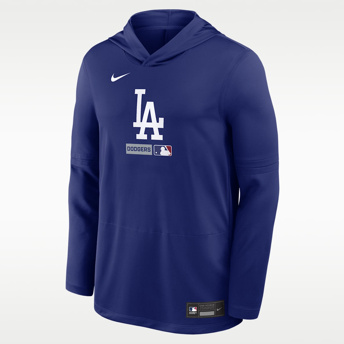 Los Angeles Dodgers Authentic Collection Playera de manga larga con gorro Nike Dri-FIT de la MLB para hombre