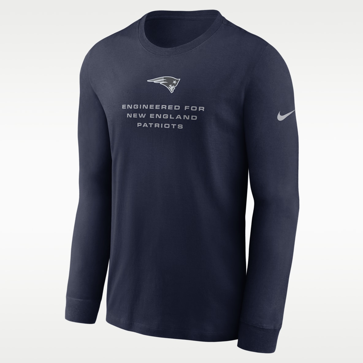 New England Patriots Team Issue Men's Nike Dri-FIT NFL Long-Sleeve T-Shirt