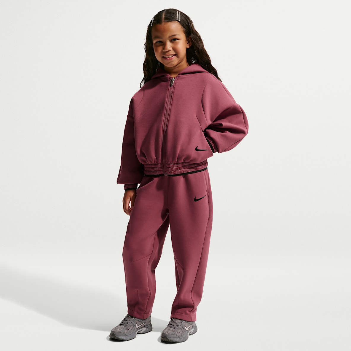 Nike Little Kids' Luxe Perform 2-Piece Full-Zip Hoodie Set
